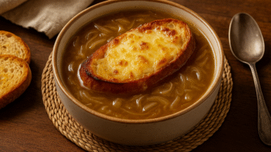 caldo de cebola simples