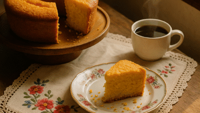 vovo bolo fuba xicara cafe